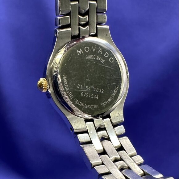Movado Museum Women’s Analog Quartz Watch. Fresh Battery